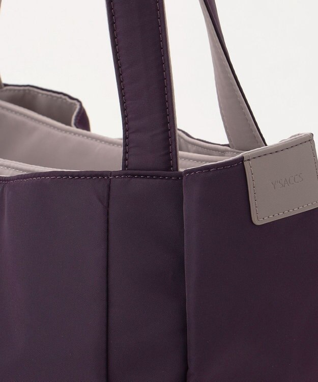 Y'SACCS 【ムック本掲載】ナイロンボンディングトート　Mサイズ パープル
