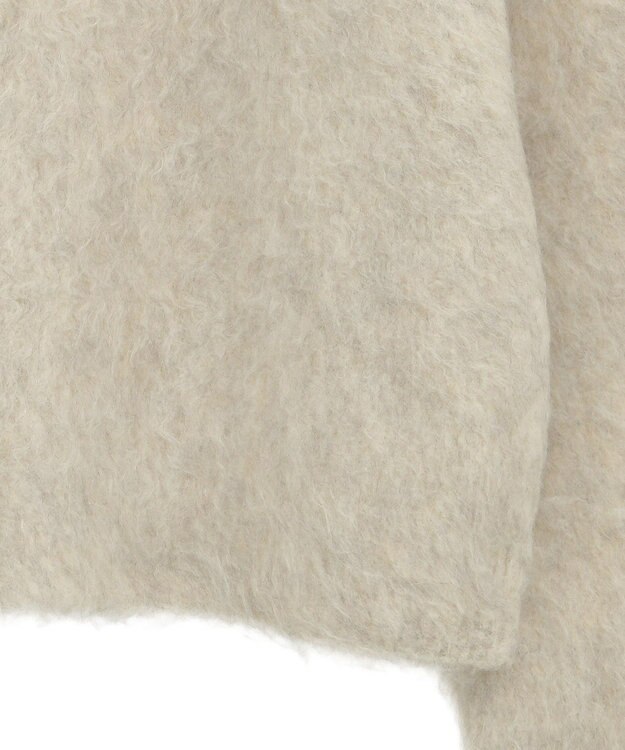 Green Parks 前後２ｗａｙキーネックシャギーニット Beige