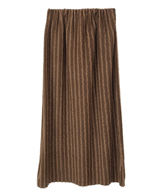 CRAFT STANDARD BOUTIQUE カットジャガードスカート Brown