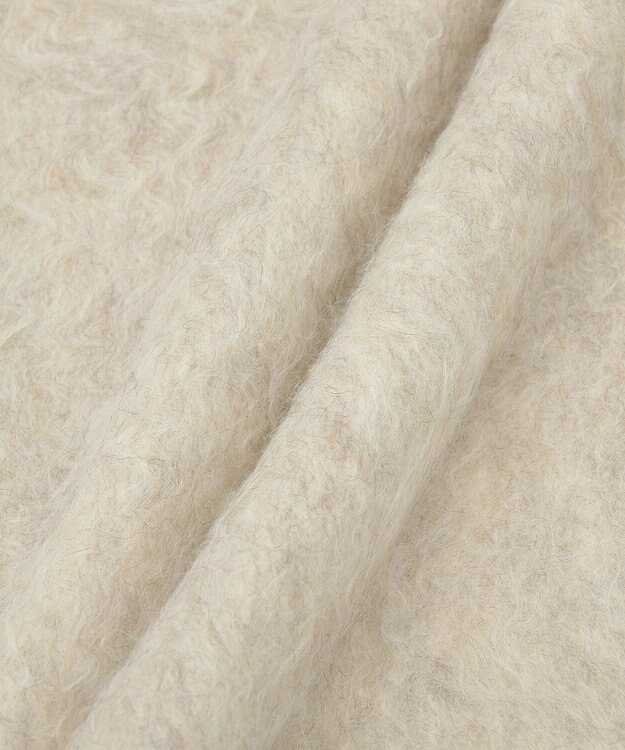 Green Parks 前後２ｗａｙキーネックシャギーニット Beige