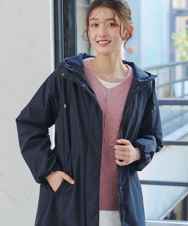 Tiaclasse 【安田美沙子さん着用・洗える】メランジVネックニットプルオーバー ピンク