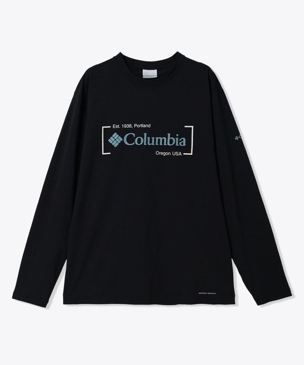 Columbia Columbia/ ライトキャニオングラフィックロングスリーブTシャツ /コロンビア Black