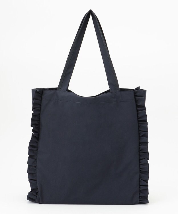 TOCCA 【大人百花掲載】【A4サイズ対応・折りたたみ可】TRIM WAVES SUBBAG サブバッグ ネイビー系