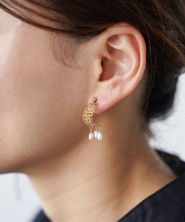 CASUMINO bridge イヤリング pearl