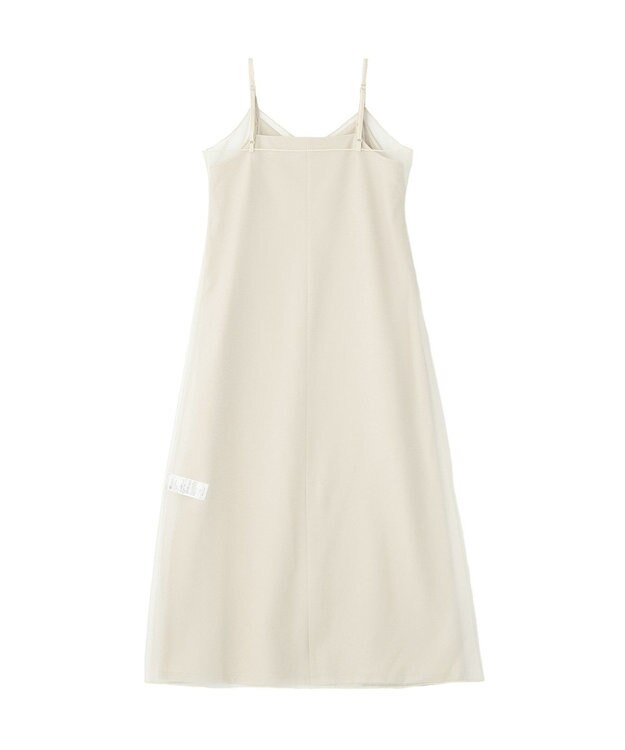 earth music&ecology SET2点チュール＆キャミワンピース Ecru