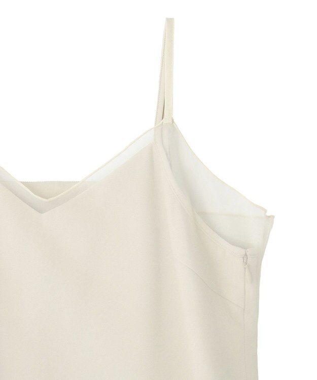 earth music&ecology SET2点チュール＆キャミワンピース Ecru