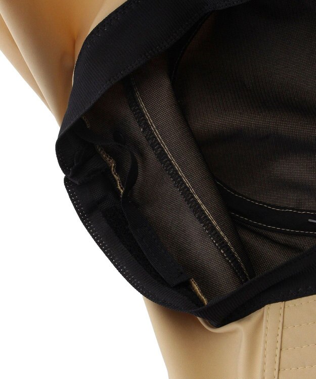 MOONBAT 【遮光100％/遮熱/UVカット】PAUL&JOE ACCESSOIRES(ポール&ジョー）後ろ垂れ 広つばハット 帽子 サイズ調整可能 手洗い可能 ベージュ