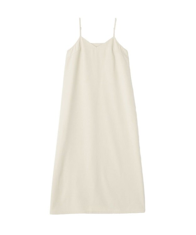 earth music&ecology SET2点チュール＆キャミワンピース Ecru