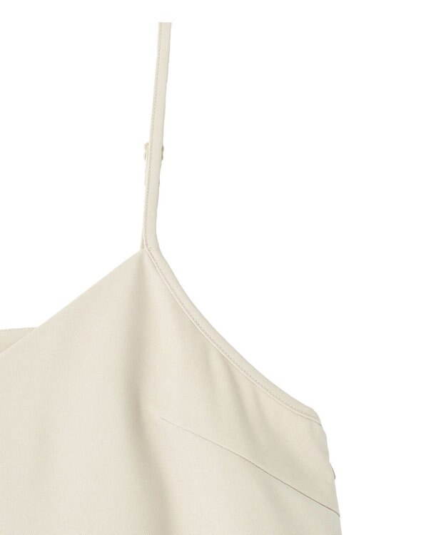 earth music&ecology SET2点チュール＆キャミワンピース Ecru