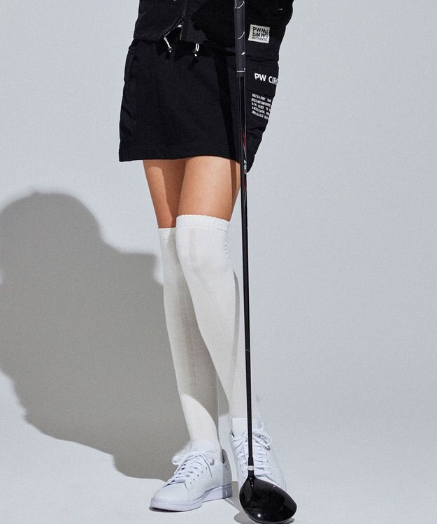 PW CIRCULUS 【WOMEN】裏毛カーゴスカート ブラック系