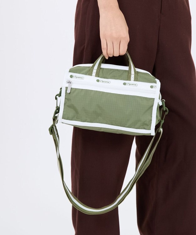 LeSportsac MINI DUFFEL CROSSBODY/スペクテイターオリーブ スペクテイターオリーブ