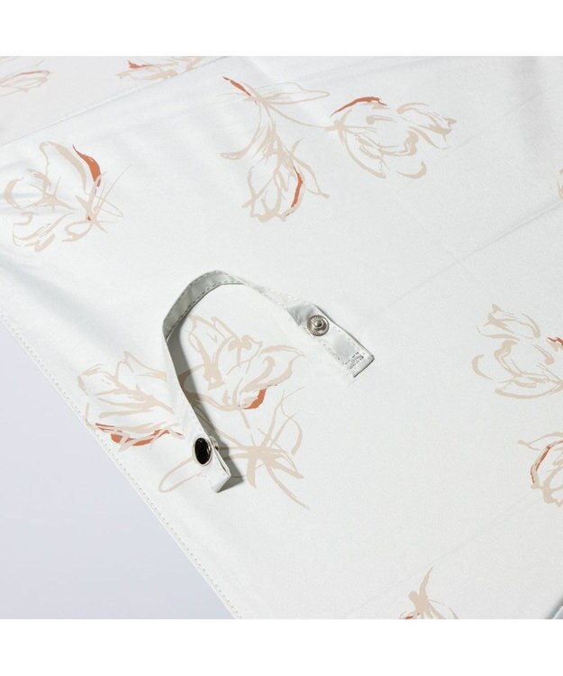 UNBILLION cache nez / チューリッププリントバルーンショートパラソル ホワイト