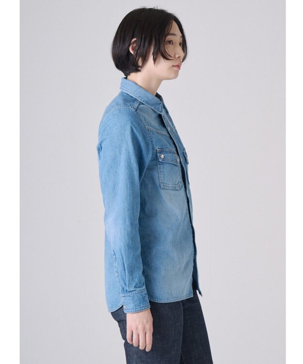 Ripo trenta anni DENIM STANDARD SHIRT BLUE