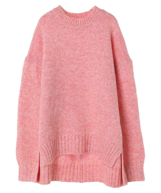 Green Parks ふわふわＭｉｘニットプルオーバー Pink
