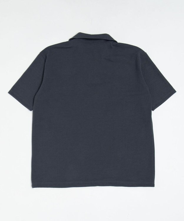 WEGO 【ユニセックス着用ITEM】フェイクレイヤードニットポロシャツ（SS） ブルー