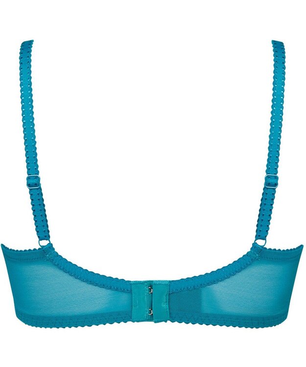 Wing ブラジャー Wing Lesiage 谷間ふっくら 脇高設計 サイドすっきり 【6000シリーズ】 ブラ PB6000 ウイング／ワコール ターコイズ