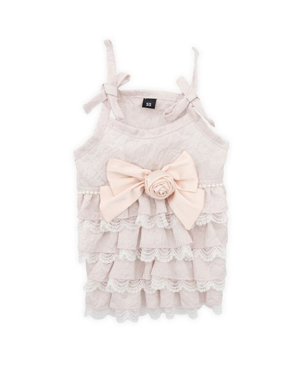 PET PARADISE cherircouture ローズリボン ワンピース 小型犬 ピンク