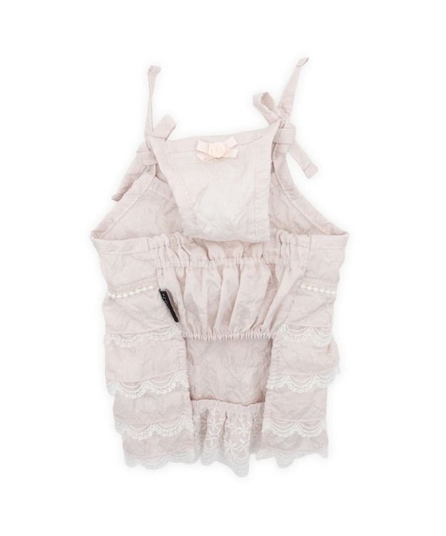 PET PARADISE cherircouture ローズリボン ワンピース 小型犬 ピンク