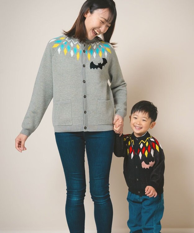 ami amie コウモリカーディガンFree Size グレー