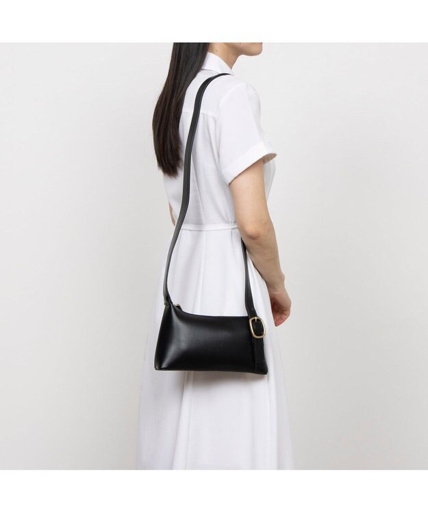 UNBILLION カシュカシュ cachecache / アシンメトリーバックルショルダー ブラック