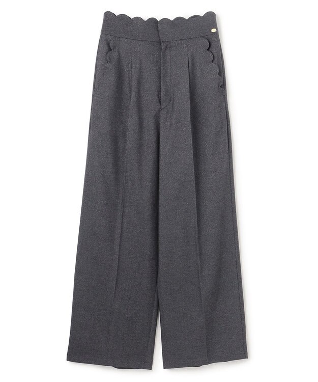 TOCCA 【百田夏菜子さん着用】【消臭】BABY SCALLOP PANTS パンツ ネイビー系