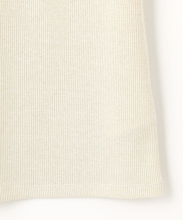 ANY SIS S 【洗える】チュールコンビラメ タンクトップ シャンパン