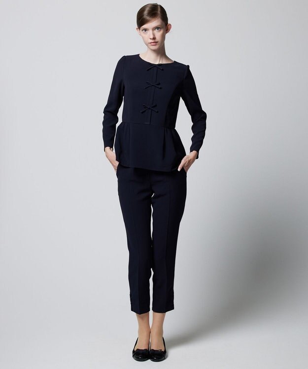 TOCCA 【消臭＆洗える】SUNNY ブラウス ネイビー系