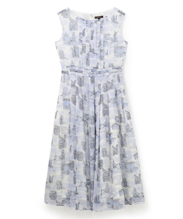 TOCCA 【星風まどかさん着用】SEA BLUE ドレス グレー系5