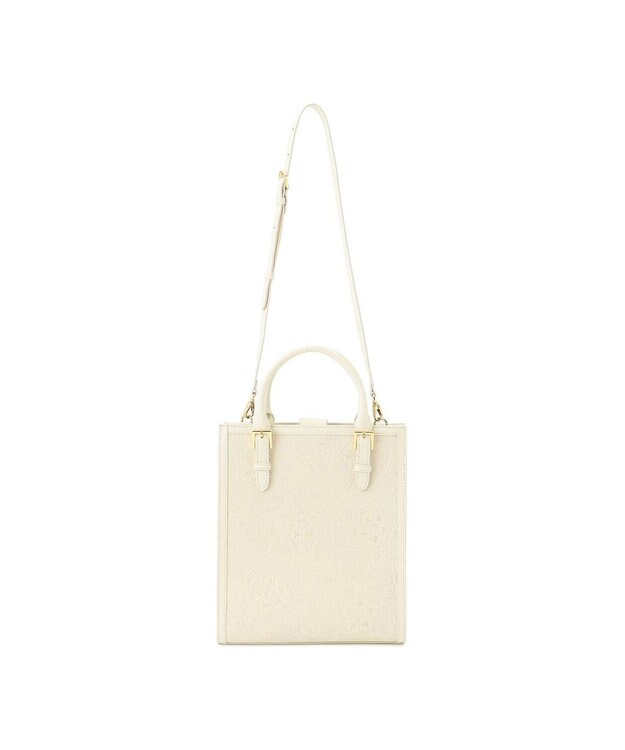 GRACE CONTINENTAL Square Tote エクリュ