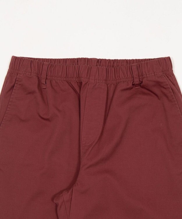 WEGO 【ユニセックス着用ITEM/XSSMLサイズ展開/ウエストゴム】ユルフィットコットンイージーパンツ レッドその他