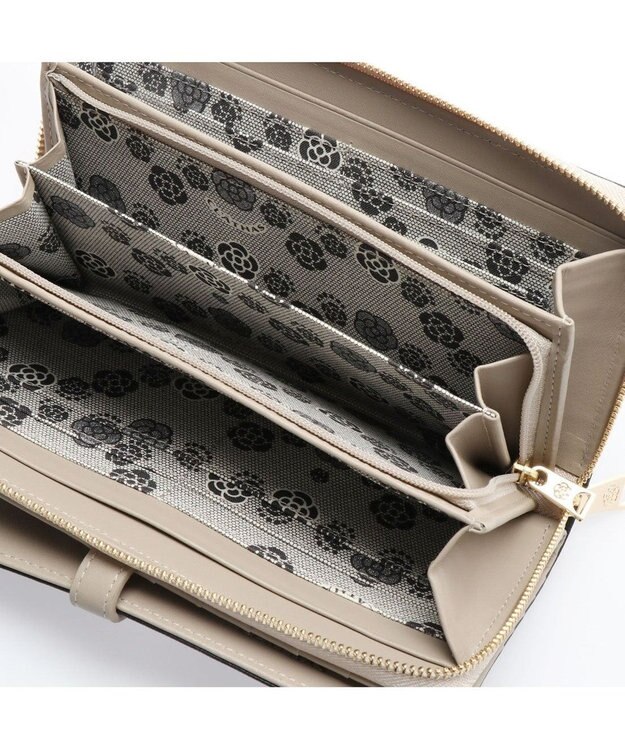 CLATHAS ブラン ラウンドファスナー長財布 ブラック