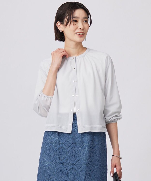 新品J.PRESS LADIES【洗える】シアー カーディガンM¥19910 洗える】シアー カーディガン / J.PRESS LADIES | ファッション