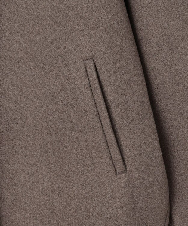 Feroux 【古畑星夏さん着用】パフスリーブフード アウター ダークブラウン系