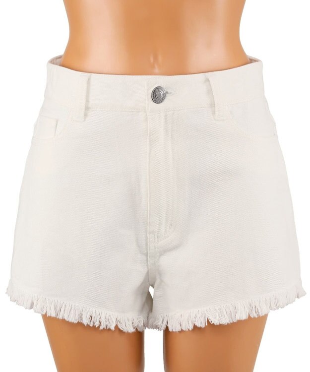 San-ai Resort（三愛水着楽園） ビーチデニム（ホワイト）　S・M・L【San-ai Resort（サンアイリゾート）】 ホワイト