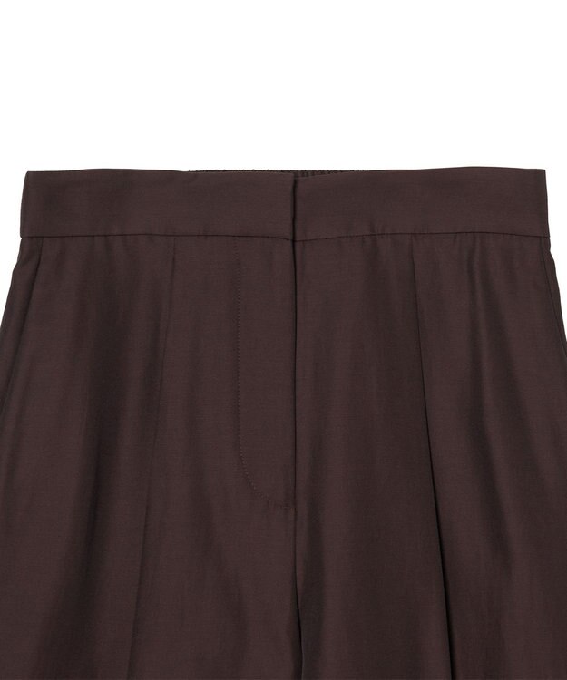 JOSEPH ソフトコットンシルク　ワイドトラウザーズ Ebony