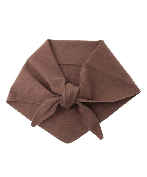 CRAFT STANDARD BOUTIQUE 12GGフルニードルニットスカーフ Brown