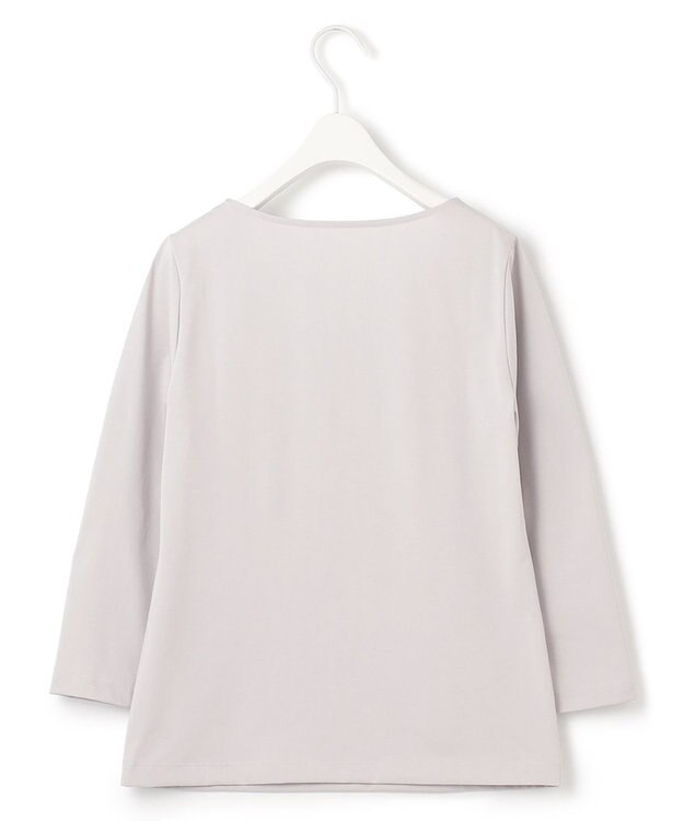 ICB L 【洗える】 スーペリアジャージー Uネックプルオーバー ライトグレー系