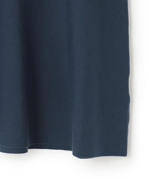 23区 【洗える】テンセルストレッチ フレア ニット ブルー系