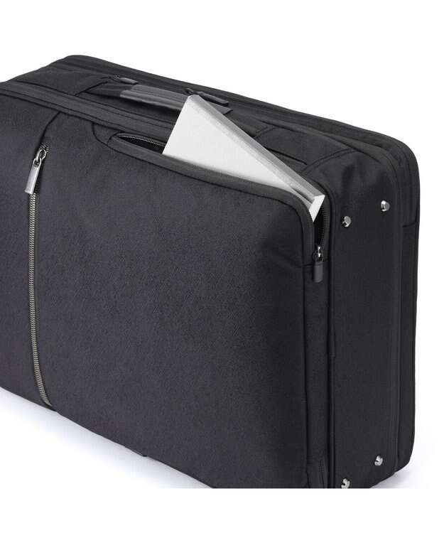 ACE BAGS & LUGGAGE 【容量拡張】 ace. ガジェタブルSF ビジネスリュック B4サイズ 15.6インチPC収納 ２気室 68785 エース ブラック