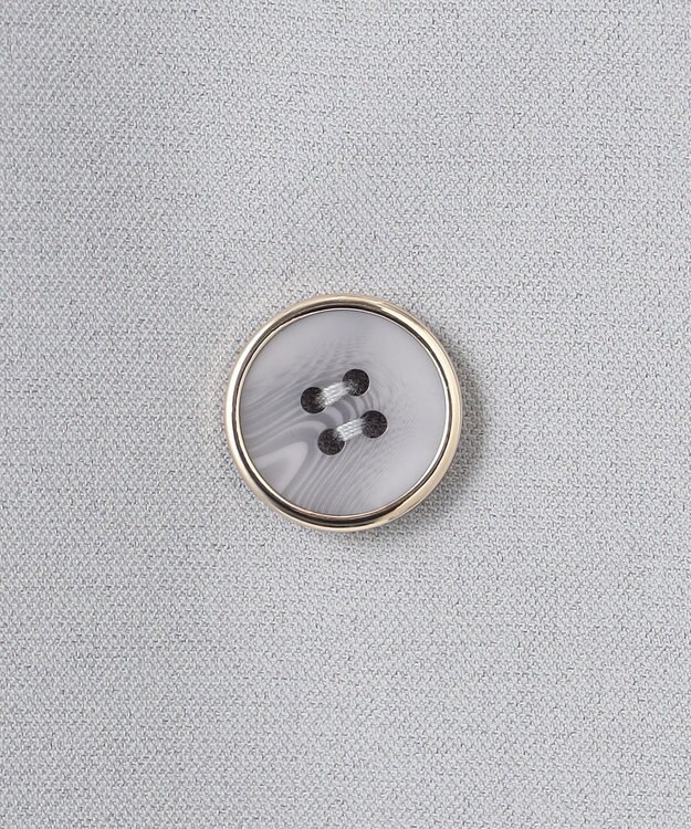 ANY SIS 【UVカット・接触冷感・吸水速乾】スマートビューティストレッチ  ダブルブレストジャケット ブルーグレー