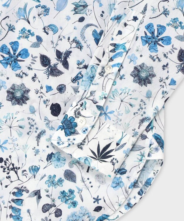 Paul Smith リバティプリント 長袖シャツ ブルー