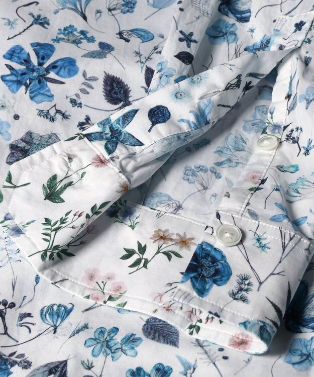 Paul Smith リバティプリント 長袖シャツ ブルー