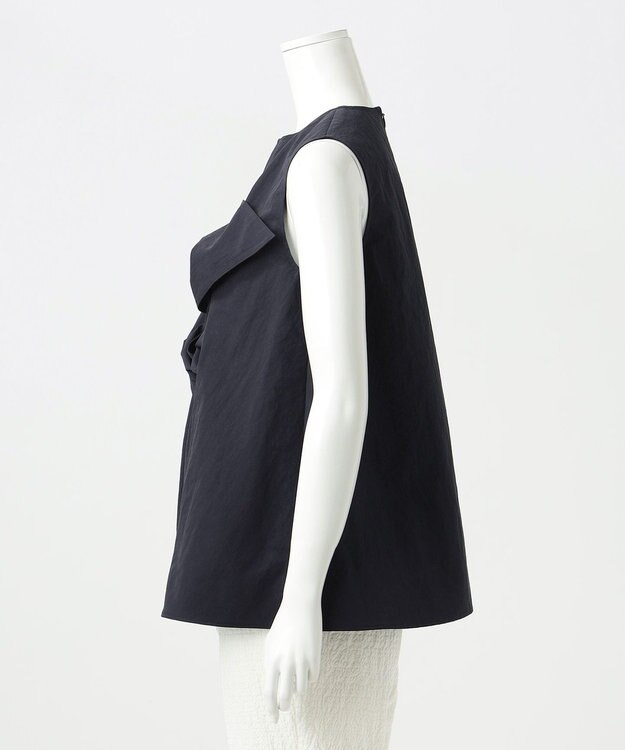 23区 【R(アール)】エンシュク ノースリーブブラウス ネイビー系