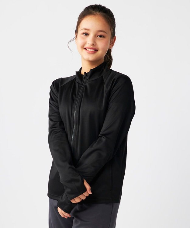 OP／FILA 【STAR OF LIFE】ラッシュガードスタンドカラー ブラック