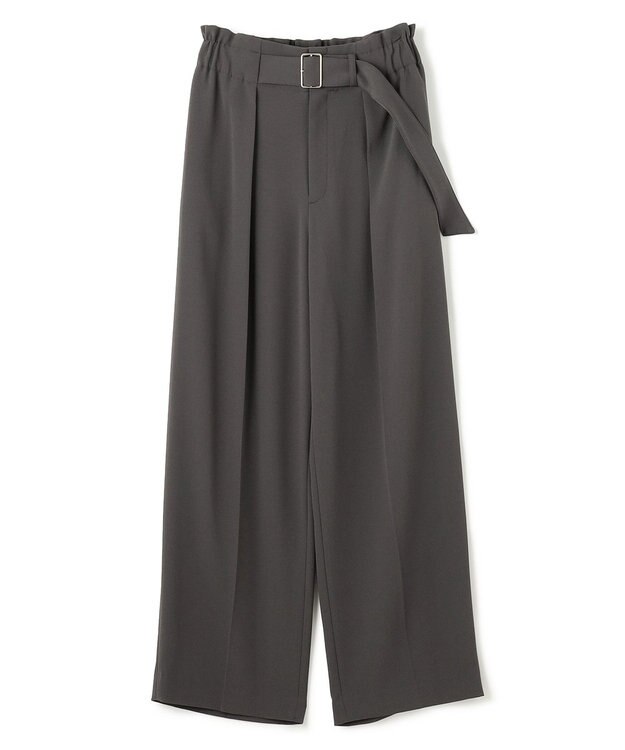 BEIGE， 【洗える】CINDY / ワイドタックパンツ C.Gray