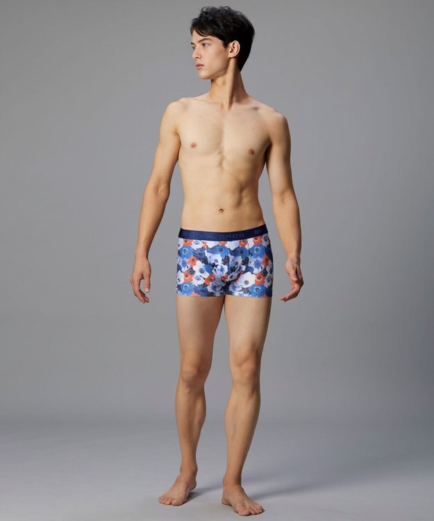 WACOAL MEN ボクサーパンツ 【ハナコトバパンツ】 フロント快適設計 肌あたり軽減設計 誕生日 記念日 前閉じ 下着 メンズ GT3221 /ブロス バイ ワコールメン ブルー