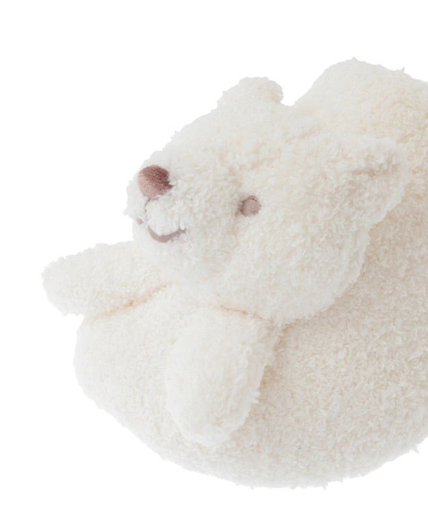 Maison de FLEUR シロクマルームシューズ Ivory