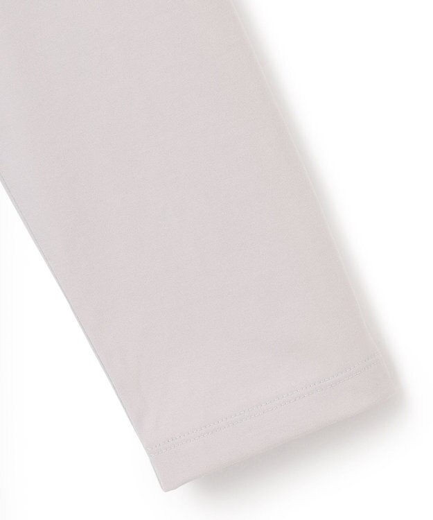 ICB L 【洗える】 スーペリアジャージー Uネックプルオーバー ライトグレー系