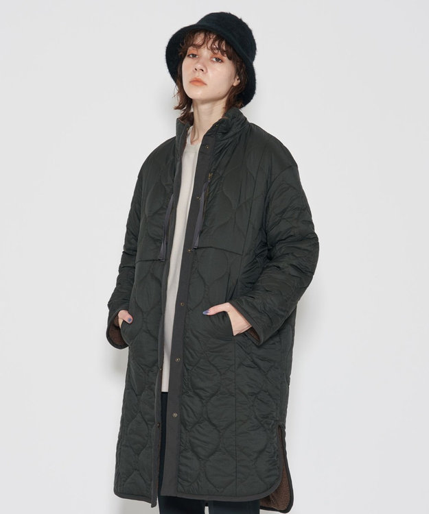 WOMEN】ロングキルトリバーシブルコート / J.PRESS YORK STREET