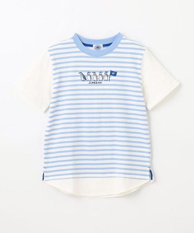 J.PRESS KIDS 【140-170㎝】フンボルトペンギンＴシャツ サックスブルー系1